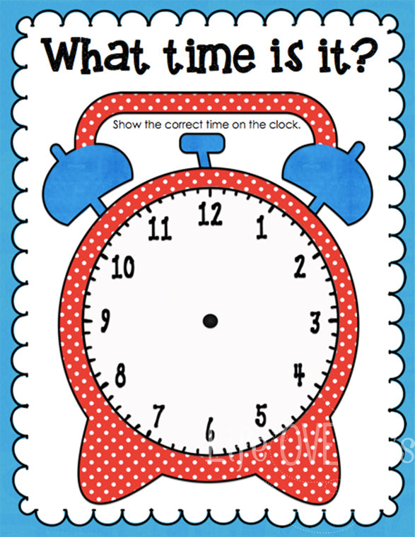 This time play dough mat and task cards are such a fun, hands-on way to practice telling time! Several levels of task cards make it easy to differentiate!